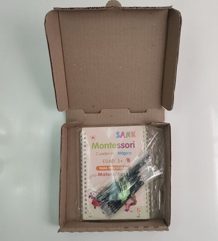 KIT CUADERNOS MAGICOS CALIGRAFIA EN ALTO RELIEVE x 4 MODULOS Y 10 MINAS