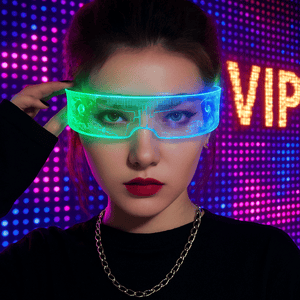 GAFAS LED  DE 7 COLORES  4  MODOS DIFERENTES